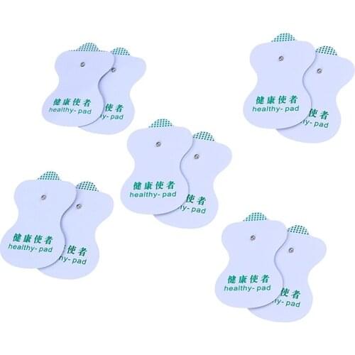 10pcs Electrode Pads For Electric Tens Acupuncture Digital Therapy Machine For Slimming Electric Body Massager