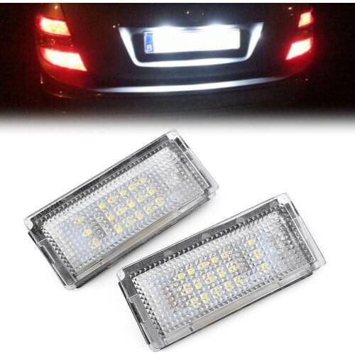 2Pcs Car LED license Number Plate Light Lamp Lighting Indicators For BMW 3 Series E46 1998 1999 2000 2001 2002 2003 2004 2005