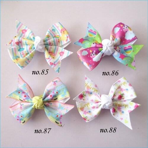 2000 BLESSING Good Girl 2.5" Wing Hair Bow Clip Unicorn Accessories Wholesale