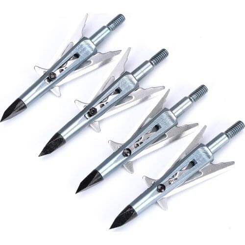 3/6/12pcs Hunting Archery Fixed 2 Blade Broadhead Stainless Alloy Blade Arrowhead Tips Arrow Hunting Accessory