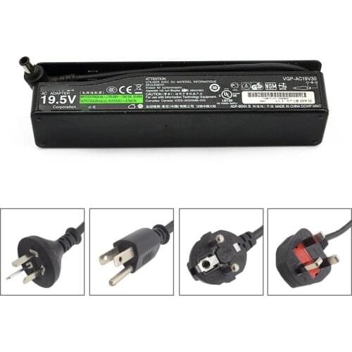Used Power Charger Plug AC Adapter For Sony Vaio 19.5V 4.7A VGP-AC19V30