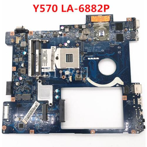 High quality For Y570 Laptop motherboard PIQY1 LA-6882P 100% full Tested