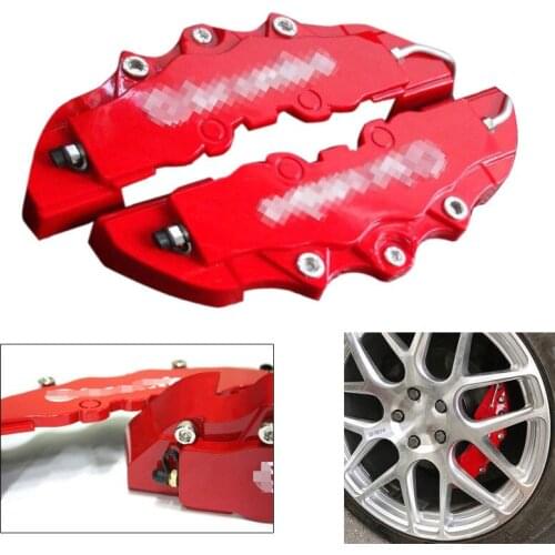 2PCS Fit For Car Wheel Brake Caliper Cover Front Rear Dust Resist Hot Sale