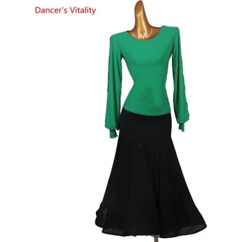 Latin Dance Suit Customize Set Practice Cothing New Ballroom Dancing Profession Competition Performance Costumes