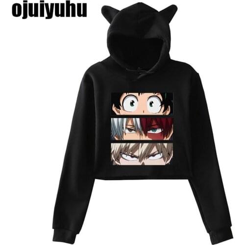 Harajuku My Hero Academia Unisex Manga Hoodies Anime Bakugou Katsuki Boku No Hero Academia Hoodie Todoroki Sweatshirts Male
