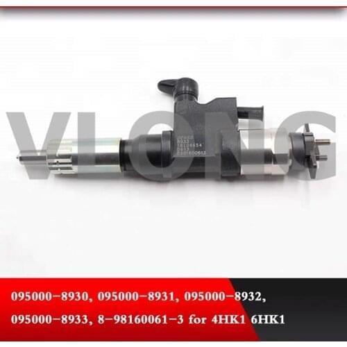 Genuine and brand new common rail injector 095000-8930 095000-8933 8933 for 4HK1/6HK1 8981600613 8-98160061-3