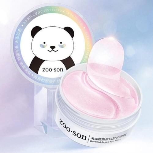 60pcs Crystal Collagen Gold Eye Patches Mask Moisturizing Dilution Dark Circle Eye Patches Anti-Aging Eye Skin Care TSLM1