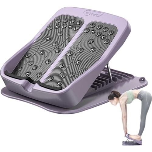 Adjustable Anti-slip Stretching Board Portable Folding Fitness Pedal Muscle Leg Stretch Board Yoga Fitness Pedal Gym Equipment