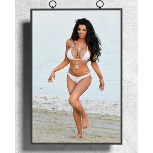 H517 Silk Poster Home Decoration Chloe Khan Hot Model 09 Wall Art Christmas Gift
