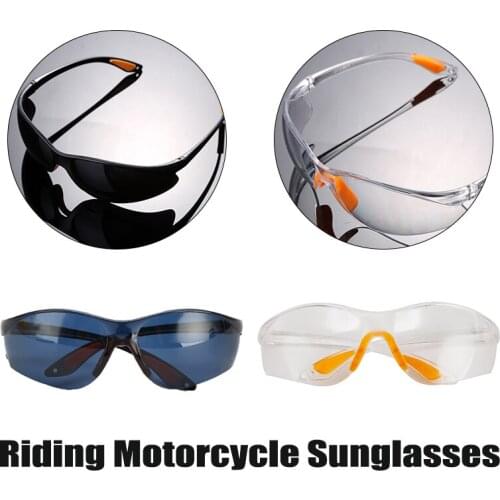 Riding Motorcycle Sunglasses Ski Windproof Lightproof Outdoor Sports Cycling Goggles Eyewear Bike Black Frame Anti-wind