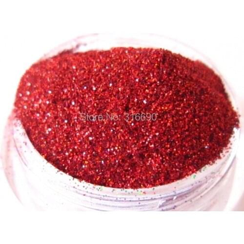 EYE SHADOW HOLOGRAPHIC RED GLITTER MAKEUP MINERAL PIGMENT PRO