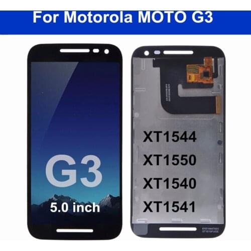 5.0" For Motorola MOTO G3 LCD G 3rd Gen XT1544 XT1550 XT1540 XT1541 Touch Screen Digitizer Assembly for Moto G 3 G3 lcd