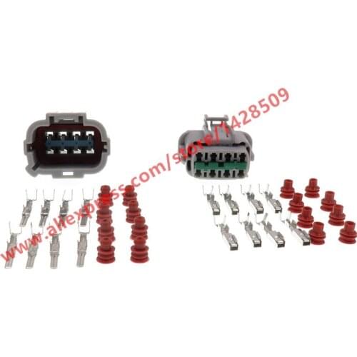 5 Sets 8 Pin Car Waterproof Female Male Auto Connector Auto Bumper Sealed Plug For Infiniti 6188-5544 6185-1179 PB295-08920