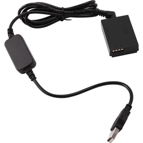 5V 2A ACKE12 ACK-E12 USB Power Cord Adapter + LP-E12 DR-E12 DC Coupler for Canon EOS M M2 M10 M50 Digital Camera