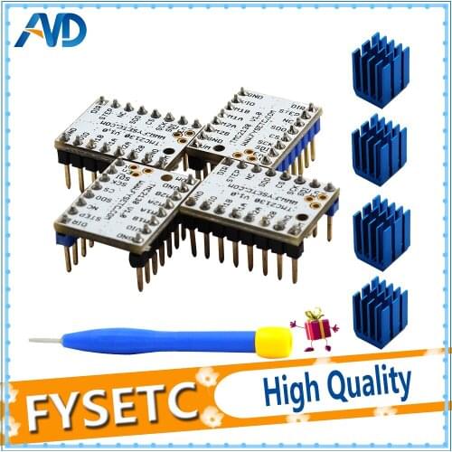 8pcs TMC2130 Stepping Motor Mute Driver Stepstick Power Tube Built-in Driver Current 1.4A Peak Current 2.5A Replace TMC2100