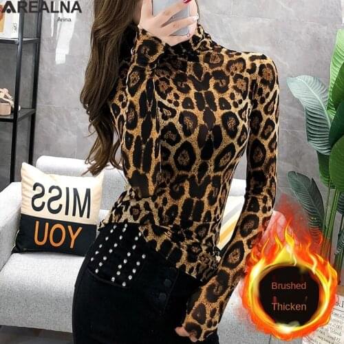 AREALNA Leopard Blouses
