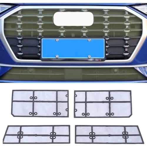 FOR AUDI Q3 2018 Car Accessories Steel Insect Grills Net Protection Cover Mesh Decoration Car Styling
