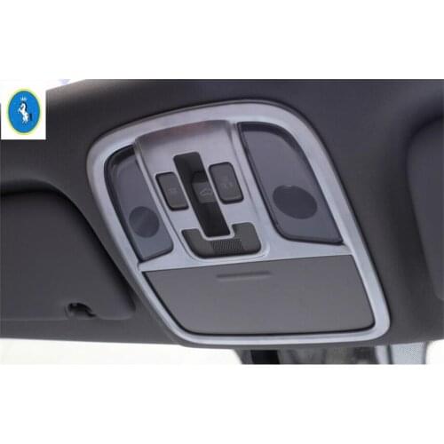 Yimaautotrims Auto Accessory Front + Rear Roof Reading Lights Lamp Cover Trim Fit For KIA Sportage 2016 2017 2018 2019 2020 ABS