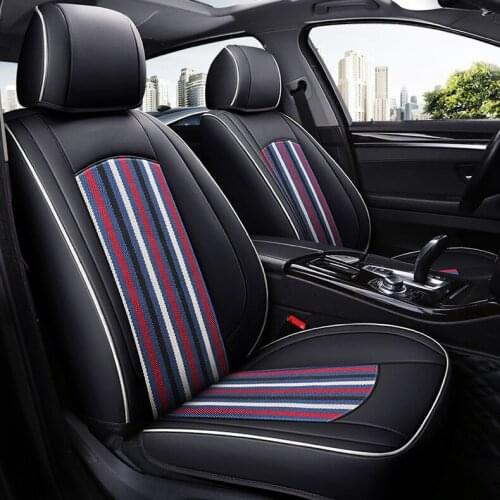 Custom car seat cover leather for Volkswagen passat b6 b7 b8 golf 4 5 6 7 UP Beetle Phaeton EOS R36 tharu Jettae car styling
