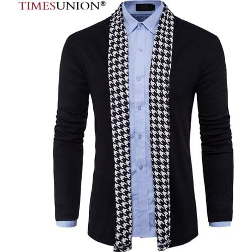 Cardigan Men Sweater New Spring Autumn Fashion Black Cardigan Coats Mens Brand Clothing Male Casual Knitwear for Men