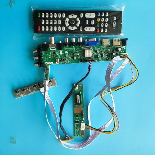 Kit for LP154WE2-TLA8/LP154WE2-TLB2 HDMI VGA DVB-T2 Controller board Digital TV USB AV Screen monitor LCD Panel 1 CCFL 1680X1050