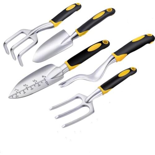 Alloy PVC Garden Tools Set Shovel Spade Rake Spade weeder Durable Portable Trowel Flower Potted Planting Bonsai Gardening Tool