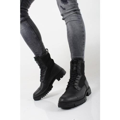 Polarlı Erkek Askeri Postal erkek botları 2021 marka rahat moda deri Chelsea çizmeler erkek ayakkabıları