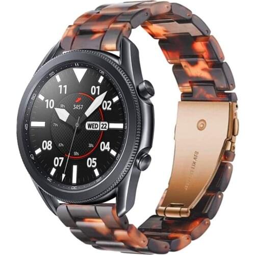 Strap For Samsung Galaxy Watch 3 45mm 41mm Band Resin Bracelet Active 2 40mm 44mm Watchabnds For Huawei Watch GT 2 Amazfit GTR 2