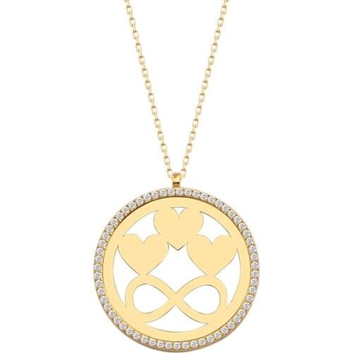 Name Post Silver Locket Necklace DN270