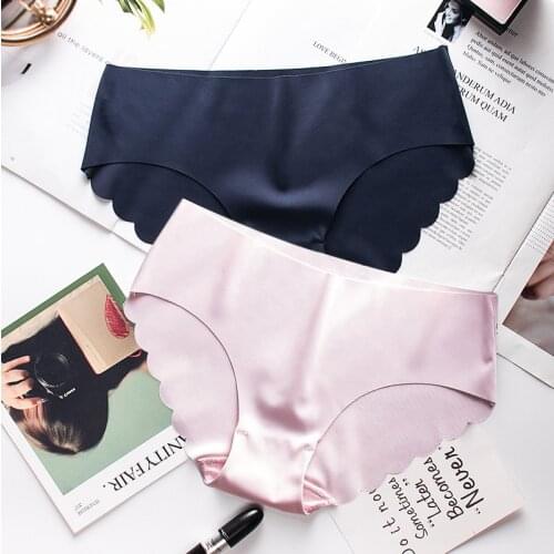 Seamless Panty Set Underwear Female Comfort Intimates Fashion Ladies Low-Rise Briefs Panties Women Sexy Lingerie