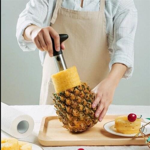 Stainless Steel Rotating Pineapple Peeler Easy To Use Pineapple/Ananas Peeling Knife Kitchen Gadgets And Accessories