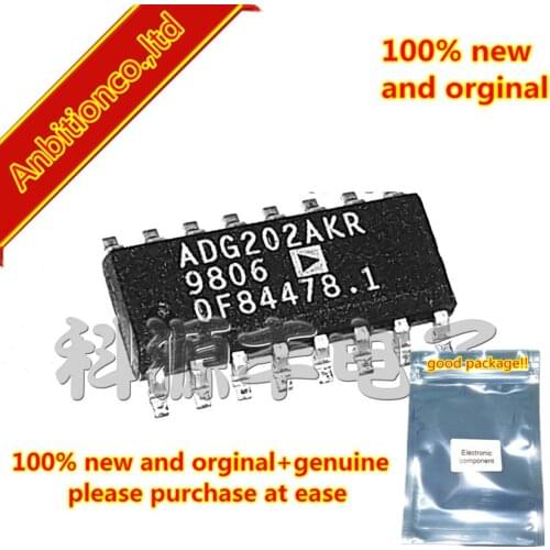 10pcs 100% new and orginal ADG202AKRZ-REEL7 ADG202AKR SOP16 in stock