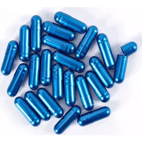 1000PCS 00# Royal Blue Gelatin Empty Capsules, Hollow Gelatin Capsules, Empty Pill Capsule,Medicine Capsule