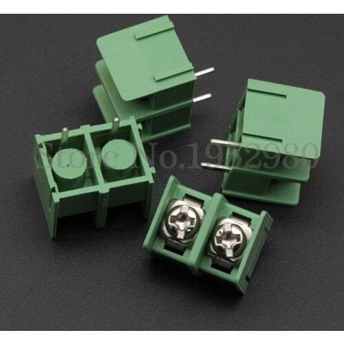 20 PCS 7.62MM PITCH BARRIER TERMINAL BLOCKS CONNECTOR 2/3/4/5/6/7-30PIN KF7620 STRAIGHT PIN BLACK Environmental Protection