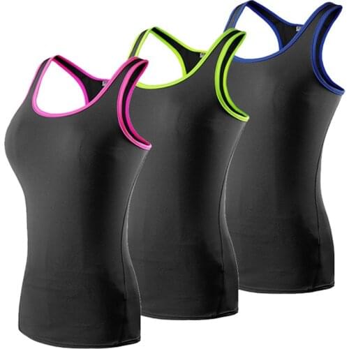 2021 Brand Yoga Tops Women Sport top Quick Dry Zumba Yoga shirt Sleeveless Sport Shirt Gym Top Tank top fitness workout shirt