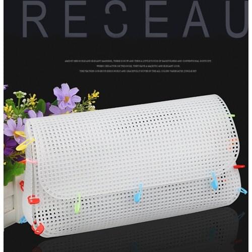 3 Size Auxiliary Knitting & Weaving Plastic Mesh Sheet Chenille Gold Velvet Diy Bag Accessories Easy Knit Helper