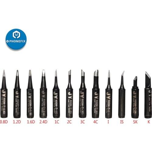 900M-T-K 900M-T-I 900M-T-IS 900M-T- 2.4D For 936 Soldering Station Lead-free Soldering Iron Tip 900M Serise Sting Welding Tool