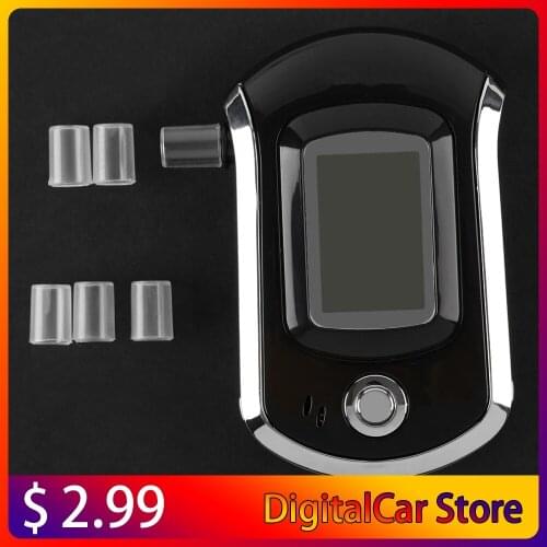 New Car-Styling Professional LCD Screen Display Alcohol Tester Digital Alcohol Detector High Sensitivity Hot Sell