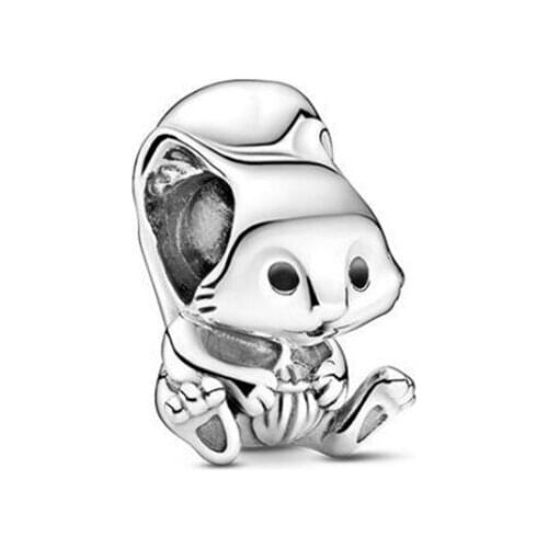 GChic Cute Squirrel Charm Beads for Original Moments Bracelets Making Jewelry DIY Bead Charms Silver 925 Original