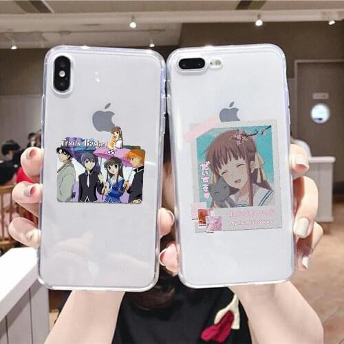 Fruits Basket sohma soma kyo Phone Case For iphone 5 5s se 2 6 6s 7 8 12 mini plus X XS XR 11 PRO MAX transparent 3D cell cover
