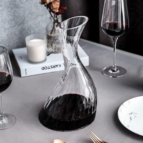 AI design European swan creative crystal glass wine decanter