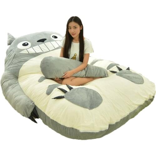 Dorimytrader quality pop anime totoro plush beanbag soft tatami sofa carpet mattress sleeping bag Christams gift decoration