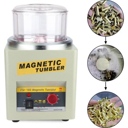 KT-185 Electric Magnetic Polishing Machine Cleaning Polishing Magnetic Deburring Machine Tool Equipment, Jewelery Goldsmith
