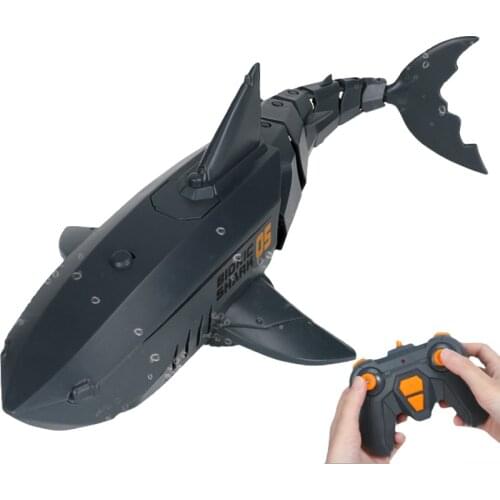 2.4G Remote Control Stimulate Shark Toy Interesting Water RC Toy Multi-sports Toys USB Charging 30m DistanceRemote Control Toy
