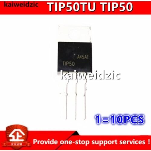 Kaiweikdic New imported original TIP50TU TIP50 TO-220 NPN triode power transistor field effect triode Integrated circuit