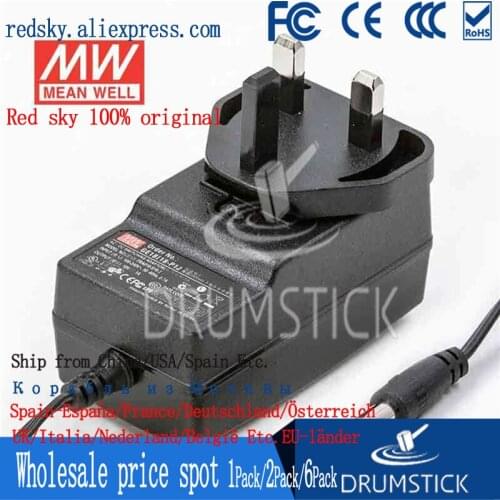 Patriotic MEAN WELL GE18I24-P1J 24V 0.75A meanwell GE18I 24V 18W AC-DC Interchangeable Industrial Adaptor