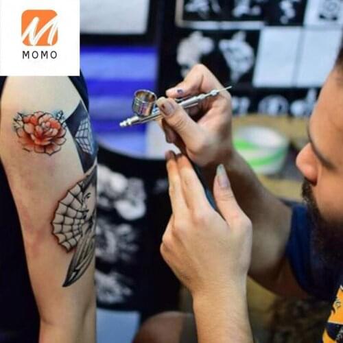Tattoo Inkjet Printer Set Stall Long-Lasting Spray Gun Flower Arm Template Album Full Set of Professional Paint Disposable