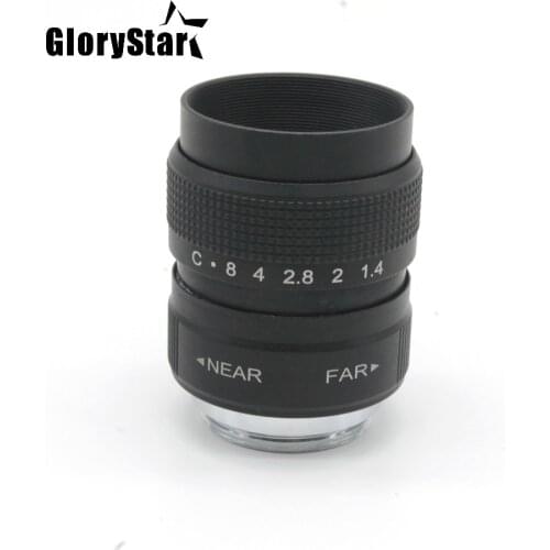 GloryStar 35mm F1.7 CCTV camera Lens + 25mm f1.4 camera Lens + 50mmf1.4 camera Lens for Canon EOSM M2 M3 M5 M6 M10 Mirrorless