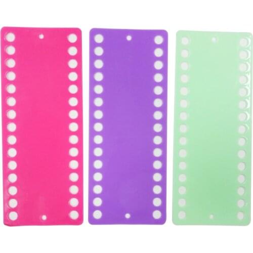 Oneroom 1Pcs Plastic Cross Stitch Row Line 30 Positions Thread Board Home Sewing s Accessory 3Colors