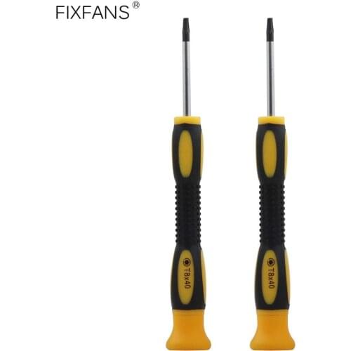FIXFANS 2Pcs T8 T8H Torx Screwdriver TR8 Security Screwdriver for Xbox One 360 PS3 PS4 Controller for MacBook Repair Tools